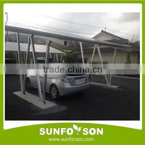 Aluminum Solar Carport Racking Mount pv Panel Mounting System thumbnail-1