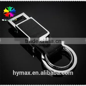 Personality Double Loop Metal Custom Keychain for Gift thumbnail-1