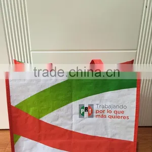 Red Non Woven Promo Tote Bag thumbnail-2