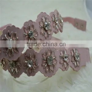 Elastic Rhinestone PU Leather Garment Dress Belt for Women thumbnail-2