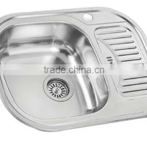 62x48 Stainless Steel Kitchen Sink (DE111) thumbnail-1
