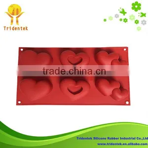 New Arrival Cake Plate Food Grade Silicon Mould Maker For Valentine's Day thumbnail-2