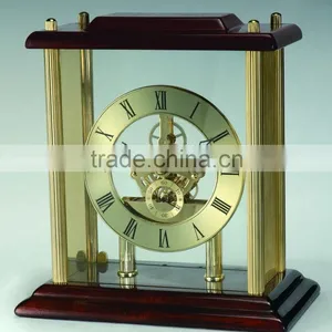 Pearl Quartz Skeleton Desk Clock PC017-5000-2 thumbnail-1