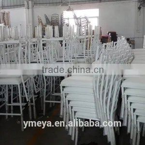 Latest Metal White Wedding Chair thumbnail-3