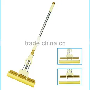 High Quality PVA Sponge Cleaning Mop 2015 Hot PVA Sponge Magic Mop 360 ,stainless Steel Scalable Cleaning Mop,sponge Mop thumbnail-1