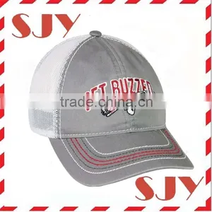 Low Profile 6 Panel Custom Embroidery Fishing Mesh Hat thumbnail-1