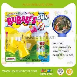Plastic Bubble Gun Toy With Bubble Water thumbnail-1