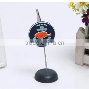 Soft Pvc Name Card Holder Promotion Business Card Memo Clip thumbnail-1