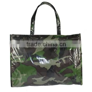 2015 Custom Pvc With Polyester Tote Bag thumbnail-2