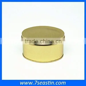 Oval Small Metal Tin Box thumbnail-1