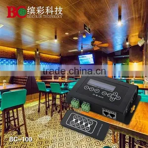 DMX 512 DIY Multi Changing Patterns Decorative Light/ LED Controller With LCD Screen thumbnail-1