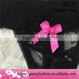 CHEAP PRICE 2015 Superior Lace Woman Thongs Top Quality Woman Panties Red Lace Thong Panties thumbnail-4