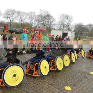 Topmedi Aluminum Manual Folded Lightweight Leisure Basketball Sport Wheel Chair Prices Top End Rugby Wheelchair thumbnail-2