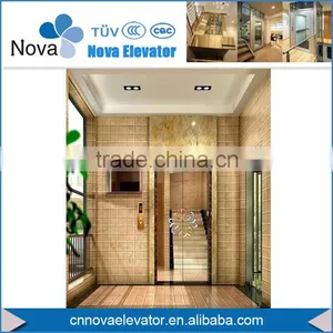 Luxury Villa Lift , Automatic Machine Room-less Elevator, Small Residential Elevators , Stainless Steel Automatic Home Lifts thumbnail-1