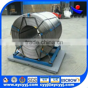 Chinese Cored Wire Export/ Nitrided Low Carbon Ferro Chrome FeCr-N Cored Wire thumbnail-1
