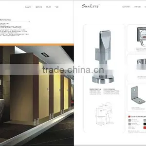 Alloy Toilet Cubicle/partition Hardware, Hinge,corner Fasteners... thumbnail-1