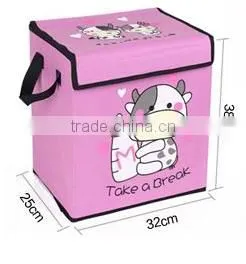 Trendy Hot Sale Hook and Loop Non Woven Storage Tool Boxs/recycled Storage Box thumbnail-1
