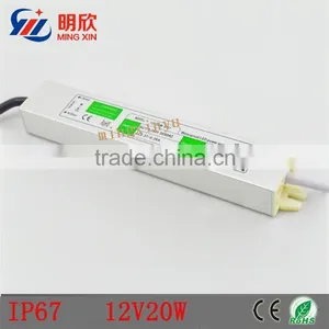High Quality Constant Current IP67 Waterproof 20w 12v Led Driver thumbnail-1