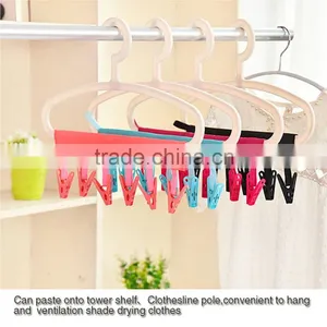 Outdoor Camping Folding Hangers Plastic Clothing Travel Foldable Hanger Skirt Hangers T-shirt Hangers thumbnail-6