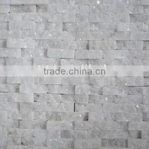 New Calacutta White Chevron Best Selling Bathroom Marble Mosaic thumbnail-4