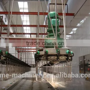 Live Chicken Slaughter Poultry Killing And Bleeding And Processing Automatic Conveying System of Poultry Slaughter Line thumbnail-4