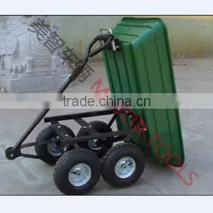 Enclosed Garden Poly Cart With Pneumatic Wheels thumbnail-2