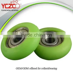 625 Green Polyamide Plastic no Groove Pulley thumbnail-1