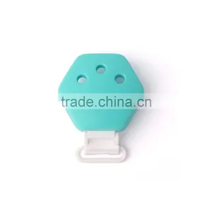 FDA Approved Silicone Material Baby Pacifier Clips thumbnail-3