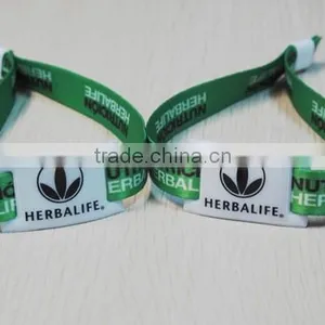 MF 1K Compatible RFID Fabric Wristbands for Events, RFID Woven Wristbands for Festival thumbnail-1