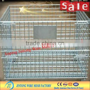 Stackable Storage Cage/folding Wire Mesh Container Directly for the High End Market thumbnail-1