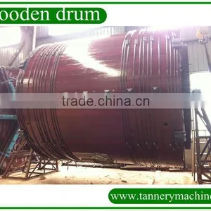 Soaking or Liming Wooden Drum for Cow Cattle Leather thumbnail-1