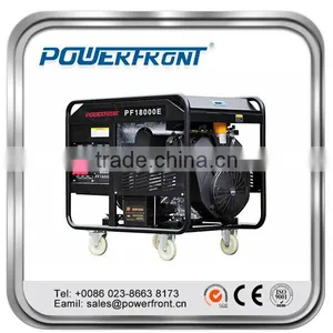 PF17500 Good Quality V-twin Electric Start Single Phase or 3 Phase 15kw Gasoline Generator Price thumbnail-2