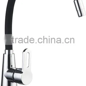 Kithcen Sink Faucet Withflexible Gooseneck Hose Silcone Outer Tube With Arbitrary Bending Shape thumbnail-3