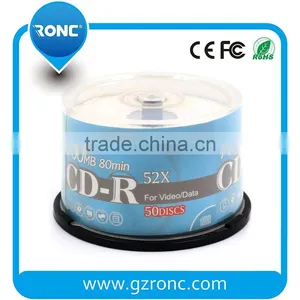Printed CD-R, OEM Blank CD, Blank CD Disc in Cakebox Shrinkwarp Packing thumbnail-1
