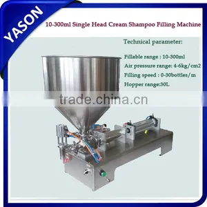 10-300ml Single Head Pneumatic Semi-automatic Pneumatic Shower Gel/hand Cream/ Shampoo Filling Machine thumbnail-1