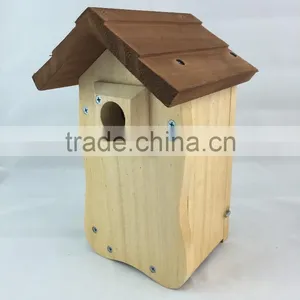 Wooden Bird House Handmade DIY Bird Cage thumbnail-5