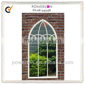 Antirust Metal Frame Vintage Decorative Wall Mirror thumbnail-1