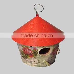 Top Quality Handmade Wooden Bird Hose/pet House, Decorated Wooden Bird House thumbnail-4