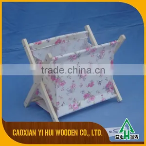 Wooden Magazine Table Magazine Rack For Home thumbnail-2