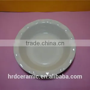 High Quality Wholesale Red Ceramic Plate Round Pie Plate thumbnail-3