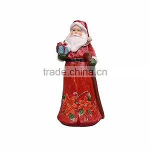 Custom Resin Santa Claus Figurine Christmas Decoration thumbnail-2