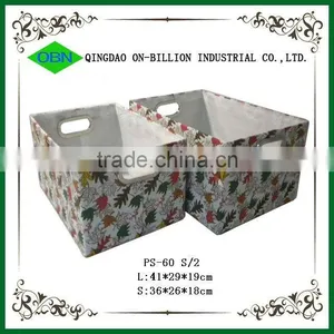 Colorful Wholesale Non Woven Fabric Storage Bin thumbnail-1