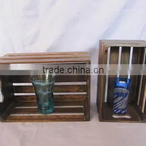 New Design Wholesale Wood Slat Box thumbnail-4