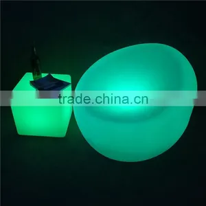 Nightclub LED Furniture Illuminated LED Big Single Sofa Chair With Rechargeable Battery thumbnail-1