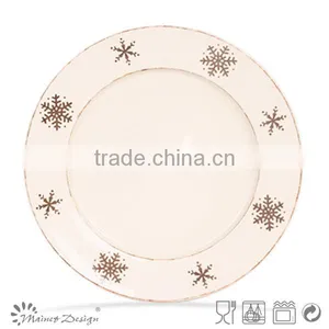 Promotional 2014 Christmas Ceramic Snow Plate thumbnail-1