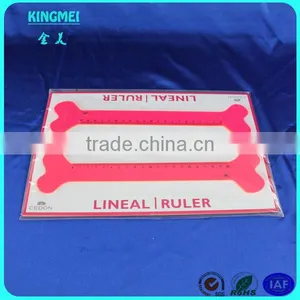 Kingmei Screen Printing Acrylic Table Card Display Sign for Medical Ruler,printing Plastic Plate thumbnail-1