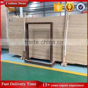 Polished Beige Stone Italian Travertine Marble Tiles and Slabs thumbnail-3