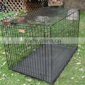 Larger Stainless Steel Bird Cage /metal Dog Crate Pet Cage thumbnail-1