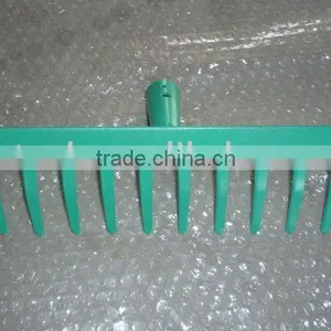 Green Painted Rake Head thumbnail-1