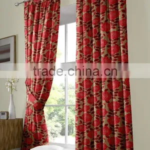 Hot Sell 100% Polyester Printed Curtain thumbnail-1